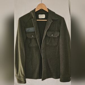 EUC Vintage US Army OG 108 Wool Cold Weather Field Shirt Jacket/ X SMALL